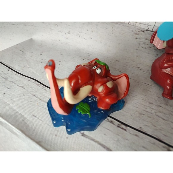 Vintage Lot 3 Toy From Disney's Tarzan Mcdonald's Elephant Mammoth Happy Meal - Picture 4 of 9